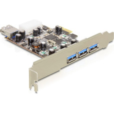 Delock Kontroler Delock PCIe 2.0 x1 - 4x USB 3.0 (89281)