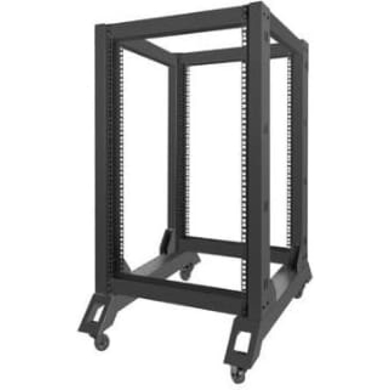 Lanberg Open Rack 18U 600x800mm black