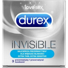 Durex Invisible Extra Thin super cienkie prezerwatywy 10szt