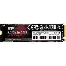 Silicon Power Dysk SSD Silicon Power UD80 250GB M.2 2280 PCI-E x4 Gen3 NVMe (SP250GBP34UD8005)