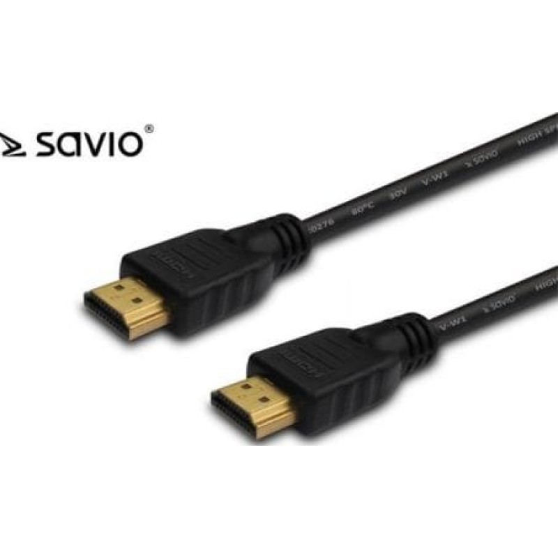 Elmak Kabel Elmak HDMI - HDMI 2m czarny (SAVIO CL-05Z)
