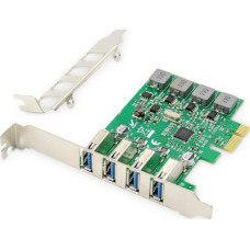 Digitus Kontroler Digitus PCIe 2.0 x1 - 4x USB 3.0 (DS-30226)
