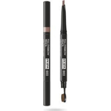 Pupa Pupa, Full, Paraben-Free, Definer, Double-Ended, Eyebrow Cream Pencil & Brush 2-In-1, 002, Brown, 0.2 g For Women