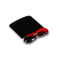 Kensington Duo Gel Mouse Pad with Integrated Wrist Support - Red/Black