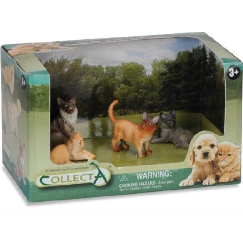 Collecta Figurka Collecta COLLECTA ZESTAW 4 KOTÓW W OPAKOWANIU