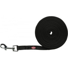 Trixie Smycz treningowa, dla psa, czarna, taśma parciana, S–M: 5 m/15 mm, gumowana