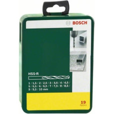 Bosch Wiertło do metalu Bosch HSS walcowe 1,5 2 7 4,5 4 5,5 5 1 3 2,5 3,5 6 10 6,5 7,5 8 8,5 9 9,5mm zestaw (2.607.019.435)