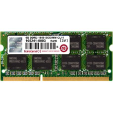 Transcend Pamięć do laptopa Transcend SODIMM, DDR3L, 4 GB, 1600 MHz, CL11 (TS512MSK64W6H)