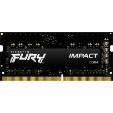 Kingston Fury Pamięć do laptopa Kingston Fury Impact, SODIMM, DDR4, 16 GB, 3200 MHz, CL20 (KF432S20IB/16)