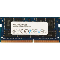 V7 Pamięć do laptopa V7 SODIMM, DDR4, 16 GB, 2133 MHz, CL15 (V71700016GBS)