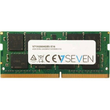 V7 Pamięć do laptopa V7 SODIMM, DDR4, 4 GB, 2400 MHz, CL17 (V7192004GBS-X16)