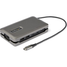 Startech Stacja/replikator StarTech StarTech.com DKT31CSDHPD3 stacja dokująca Przewodowa USB 3.2 Gen 2 (3.1 Gen 2) Type-C Szary