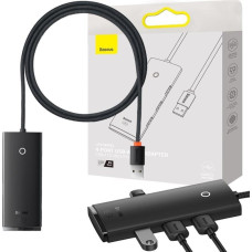 Baseus Hub 4w1 Baseus Lite Series USB do 4x USB 3.0 1m (czarny)
