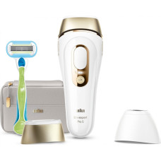 Braun Depilator Braun Braun Silk-expert Pro 5 IPL PL5154, hair remover (white/gold, incl. bag + Venus Extra Smooth)