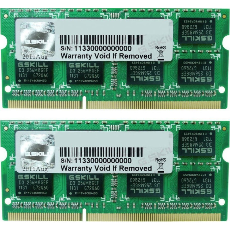 G.skill SO-DIMM 16 GB DDR3-1600 (2x 8 GB) Dual-Kit (F3-1600C11D-16GSL)