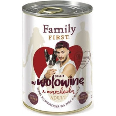 Family First Adult Beef with carrots - Wet dog food - 400 g