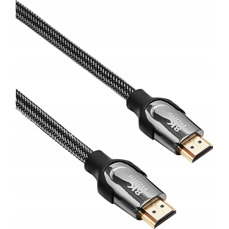 Akyga Kabel Akyga AKYGA Kabel HDMI AK-HD-30S ekranowany CU 48Gb/s 8K 60Hz 4K 120Hz ver. 2.1 3m