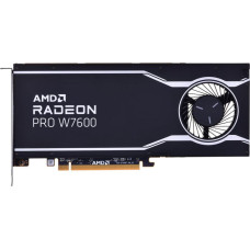 AMD Karta graficzna AMD Radeon Pro W7600 8GB GDDR6, 4x DisplayPort 2.1, 130W, PCI Gen4 x8
