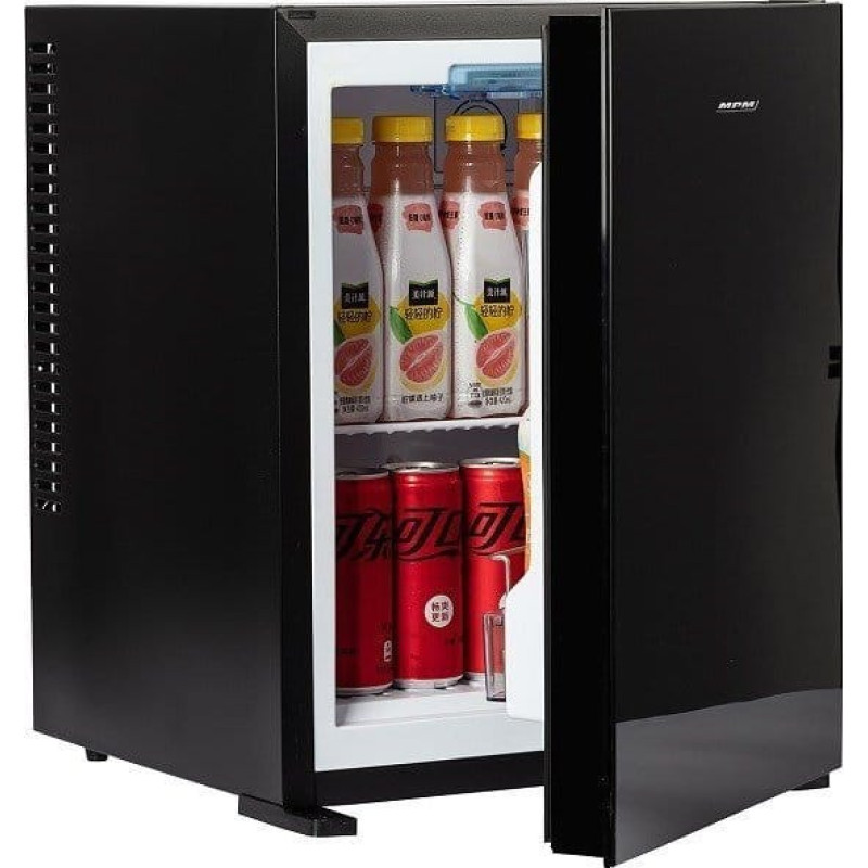 MPM Lodówka MPM Chłodziarka (minibar) czarna szklany front MPM-30-MBS-06L