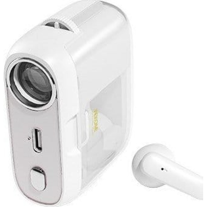 Wekome Słuchawki Wekome Słuchawki bezprzewodowe S28 Pop Digital Series - Bluetooth V5.3 TWS z etui ładujšcym z funkcjš projektora Białe