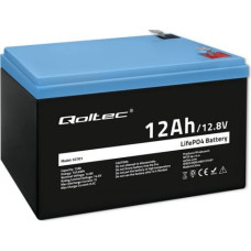 Qoltec LiFePO battery 12.8V, 12Ah, 153.6Wh,BM