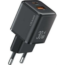 Usams Ładowarka Usams Ładowarka sieciowa USB-C+ USB-A PD 3.0 30W Fast