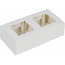 Audac AUDAC WB45D/W Surface mount box double 45 x 45 mm White version