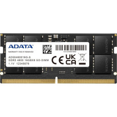 Adata SO-DIMM 16 GB DDR5-4800   (schwarz, AD5S480016G-S, Premier)