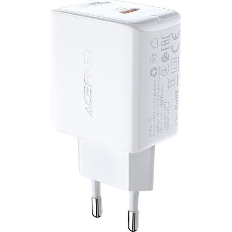 Acefast Ładowarka Acefast A1 1x USB-C  (6974316280040)