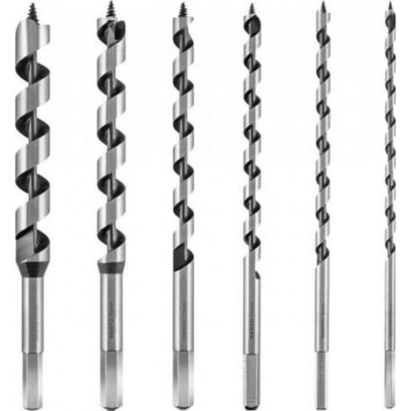 Verto Wiertło do drewna Verto ZESTAW WIERTEŁ SPIRALNYCH DO DREWNA 230 MM 6 SZT. 60H800 VERTO