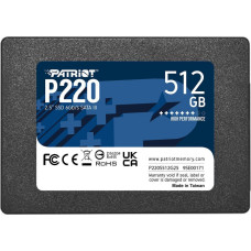 Patriot SSD 512GB P220 550/500 MB/s SATA 3 2.5 inches