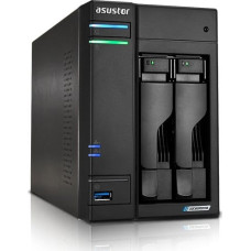 Asustor Serwer plików Asustor Serwer plików Asustor LOCKERSTOR 2 AS6702T 2-bay, Intel Celeron N5105 Czterordzeniowy 2.0GHz, 4GB RAM DDR4. 4x M.2 PCIe (NVMe), 2x 2.5 GbE. 2x USB 3.