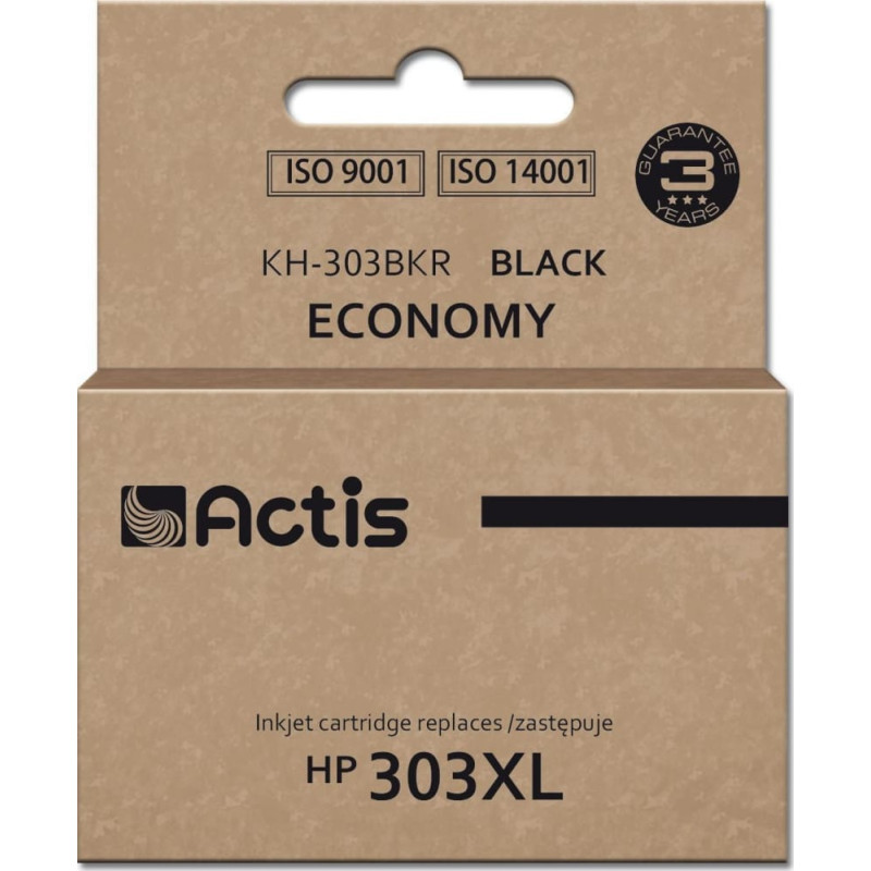Actis Tusz ACTIS Tusz Actis KH-303BKR (zamiennik HP 303XL T6N04AE; Premium; 20ml; 600 stron; czarny)