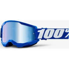 100 Bon 100% Gogle 100% STRATA 2 BLUE (Szyba Niebieska Lustrzana Anti-Fog, LT 53%+/-5%) (NEW)