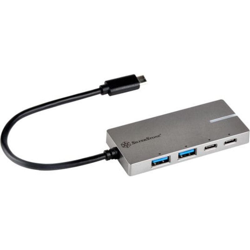 Silverstone HUB USB SilverStone 2x USB-C  + 2x USB-A 3.1 Gen1 (SST-EP09C)