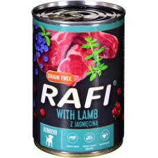 Dolina Noteci Rafi Junior Pate with lamb, cranberry and blueberry - Wet dog food 400 g