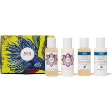 REN Set Ren: Moroccan Rose Otto, Hydrating, Body Lotion, 50 ml + Moroccan Rose Otto, Rose, Soothing, Shower Gel, 50 ml + Atlantic Kelp and Magnesium, Hydrating, Shower Gel, 50 ml + Atlantic Kelp and Magnesium, Moisturizing, Body Lotion, 50 ml For Women