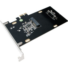 Logilink Kontroler LogiLink PCIe 2.0 x1 - 1x mSATA + 1x SATA 3 (PC0079)