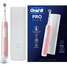 Oral-B Szczoteczka Oral-B SZCZOTECZKA ELEKTRYCZNA ORAL-B PRO 1 CROSS ACTION + ETUI RÓŻOWA