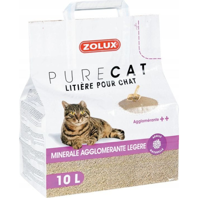 Zolux Żwirek dla kota Zolux PureCat Naturalny 10 l