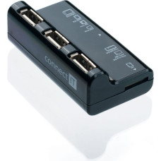 Connect It HUB USB Connect IT 1x microSD  + 3x USB-A 2.0 (CI-87)
