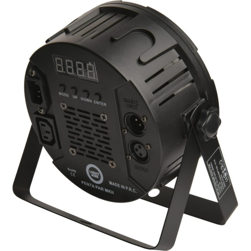 Light4Me PENTA PAR 8x12W MKII RGBWA - LED slim
