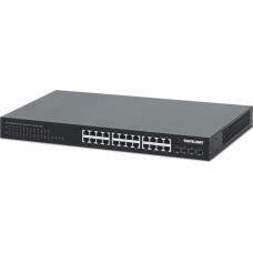 Intellinet Network Solutions Switch Intellinet Network Solutions Switch niezarządzalny Intellinet 24x 10/100/1000 Mbps PoE+ 370W + 4x SFP+ 10G Uplink, Rack 19