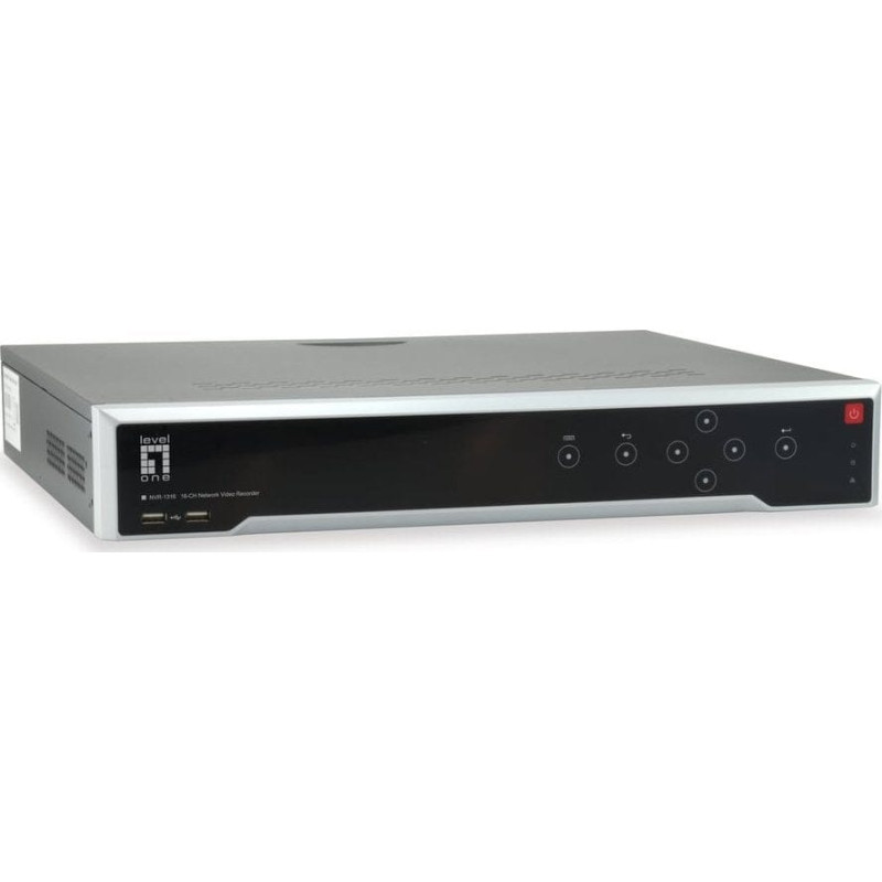 Levelone Rejestrator LevelOne LEVELONE Netzwerk-Videorekorder 16-Kanal bis 12MP - NVR-1316