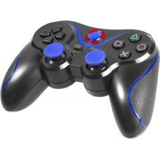 Tracer Blue Fox Black, Blue Bluetooth Gamepad Playstation 3