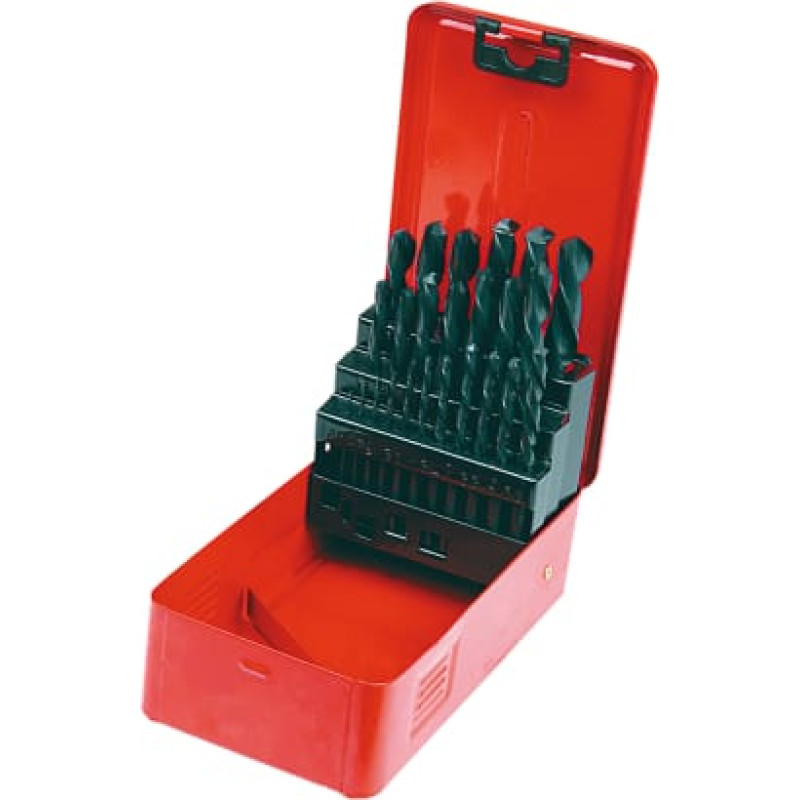 Top Tools Wiertło do metalu Top Tools HSS walcowe 1,5 2 7 4,5 4 5,5 5 1 3 2,5 3,5 6 10 10,5 11 11,5 12 12,5 13 6,5 7,5 8 8,5 9 9,5mm zestaw (5325)