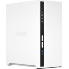 Qnap TS-233 NAS/krātuves serveris Mini Tower Ethernet LAN Balts Cortex-A55