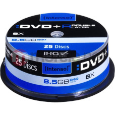 Intenso DVD+R DL 8.5 GB 8x 25 sztuk (4311144)