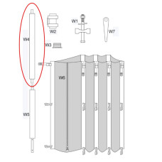 Zipro Górny słupek stelaża siatki wewnętrznej do trampoliny 16FT/496cm