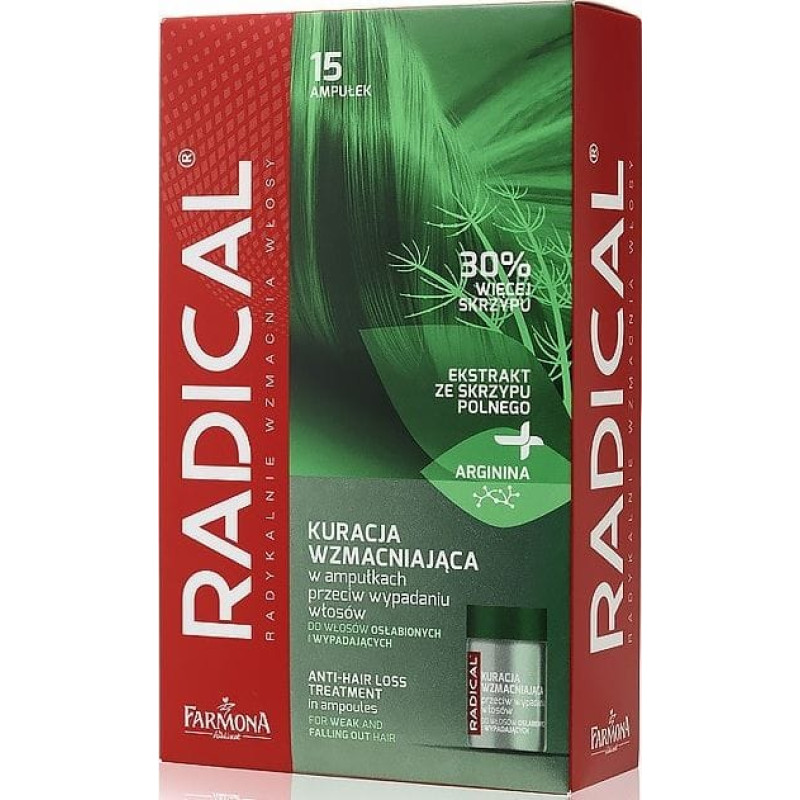 Farmona Ampułki do włosów Radical Anti-Hair Loss Treatment przeciw wypadaniu 15x5ml